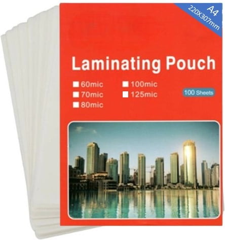 GUNMANSA Brainware A4 160mic 100 Sheets Laminating Pouch