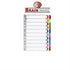 GUNMANSA Brainware A4 Board Dividers Tab 1