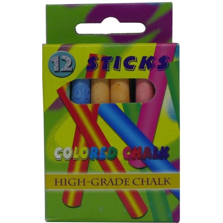 GUNMANSA Brainware Kids Coloured Chalk Pack of 12