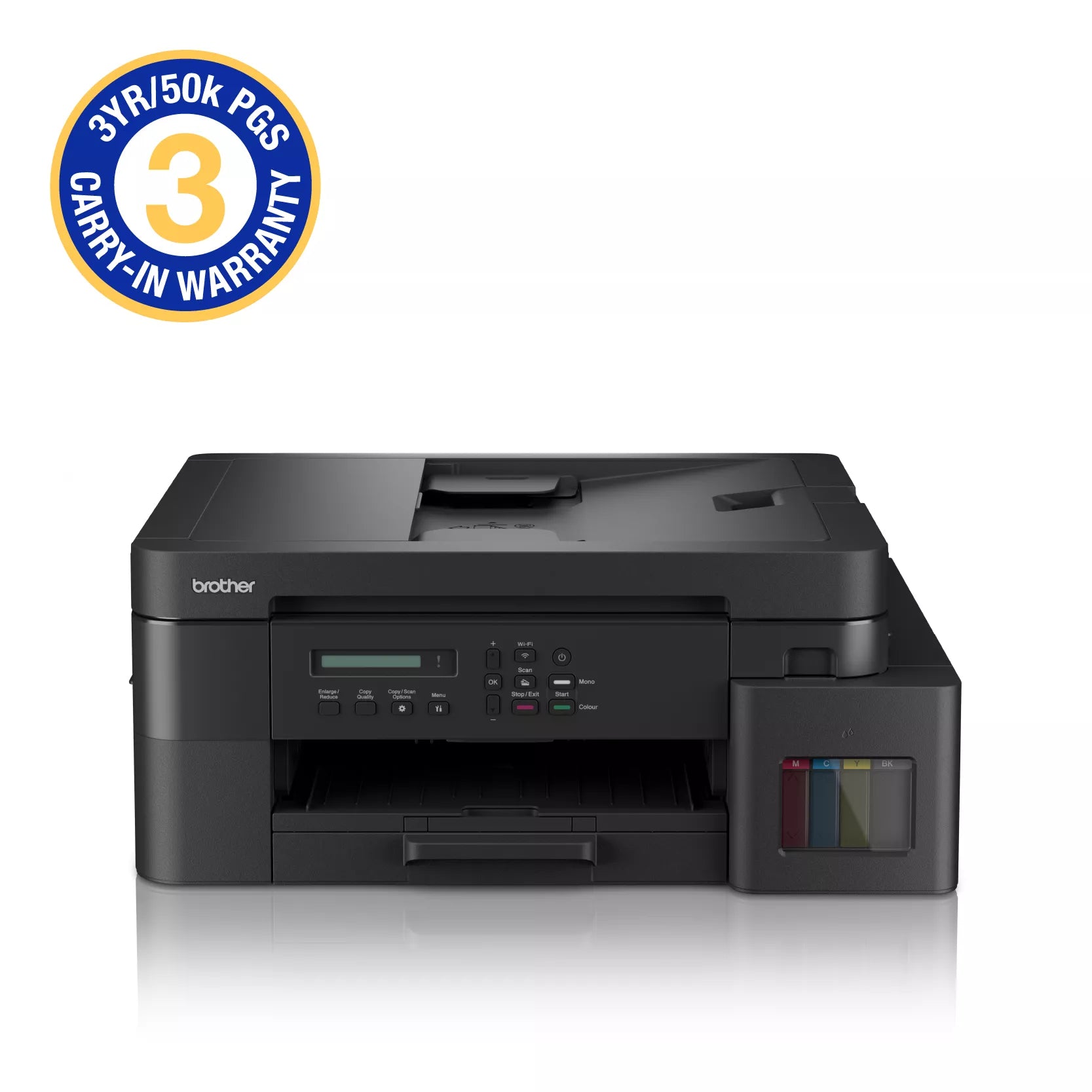 GUNMANSA Brother Brother DCP-T830DW Printer with 3 Year/50 000 Page Carry-in Warranty