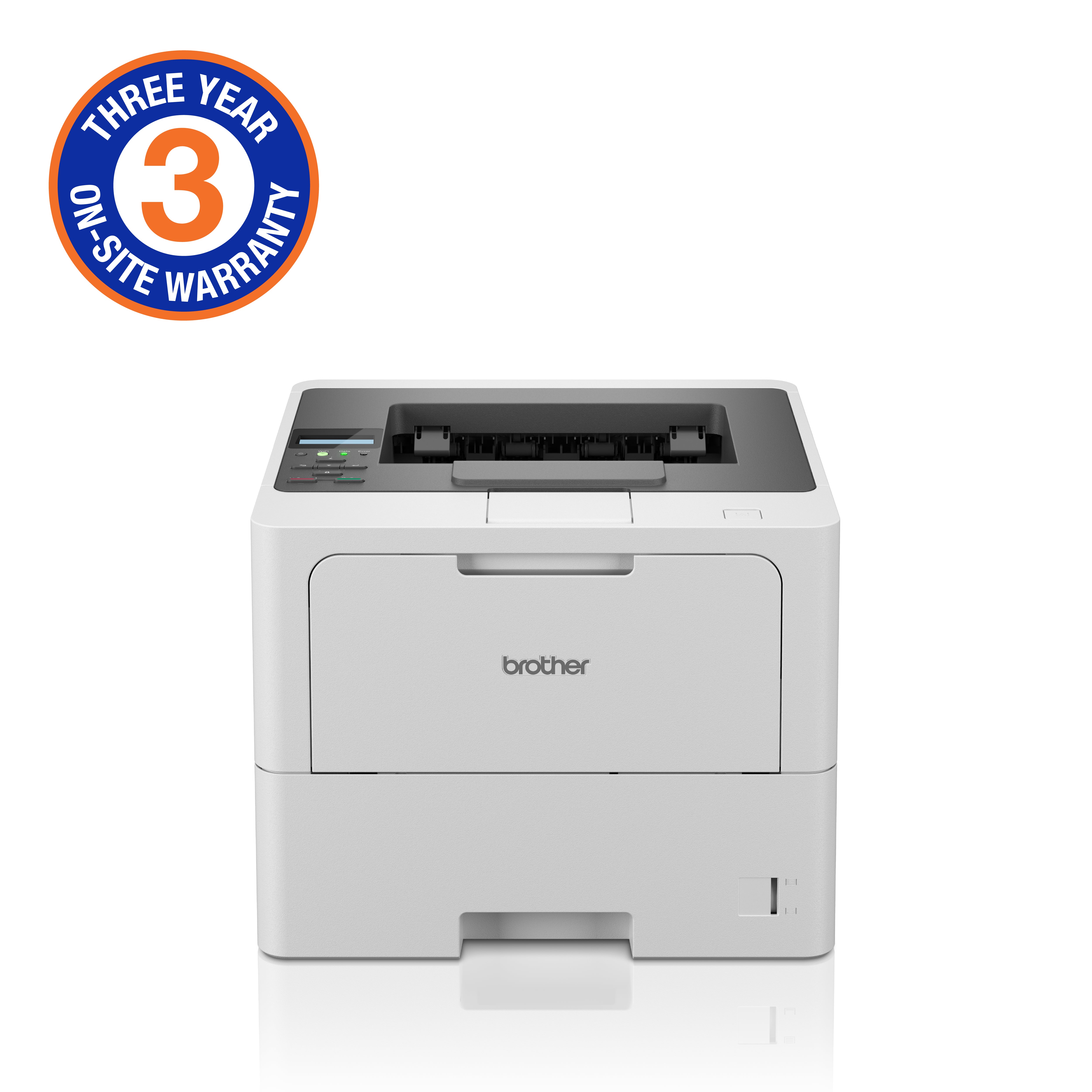 GUNMANSA Brother Brother High-Speed Monochrome Duplex Laser Printer with wired and wireless network capability (3YR onsite)