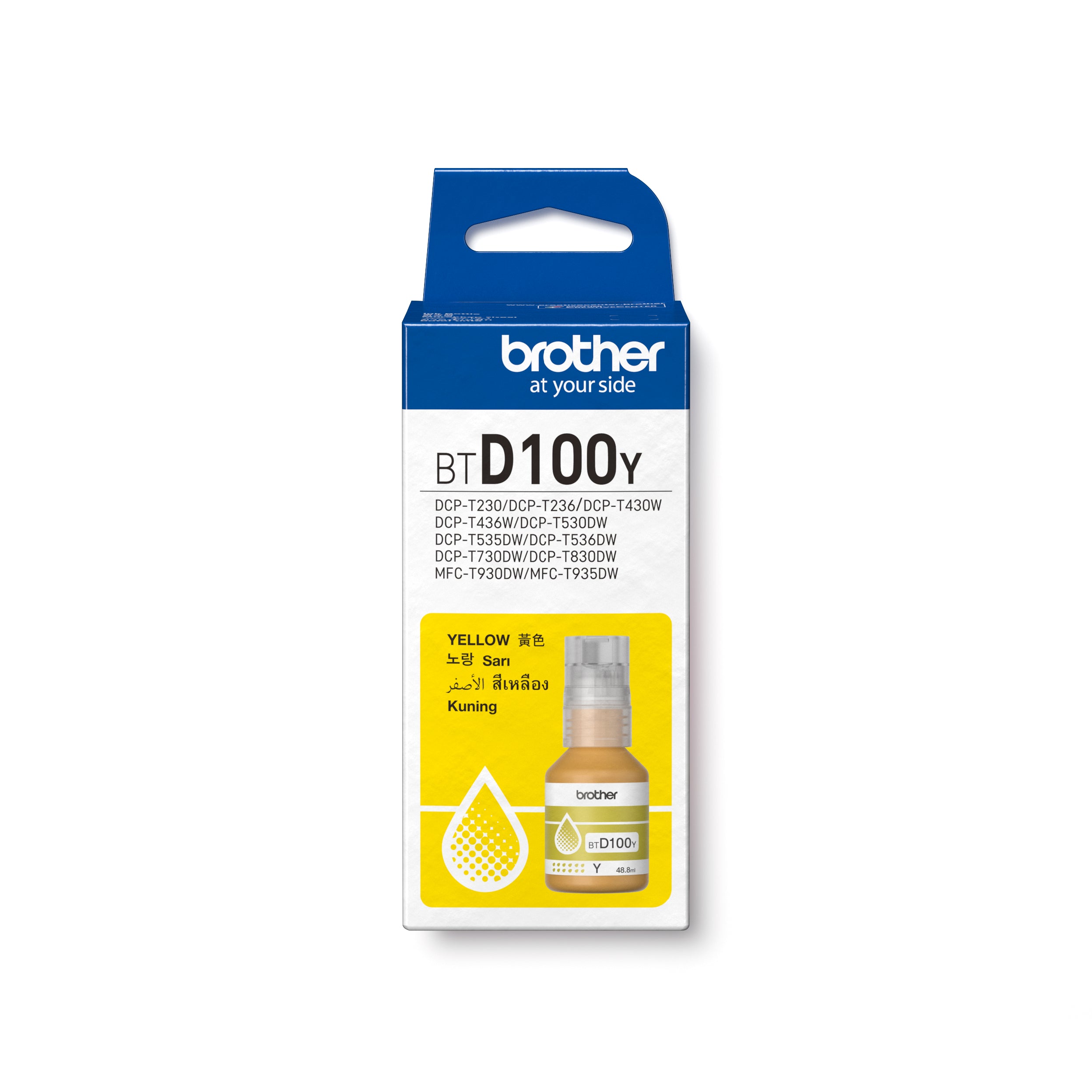 GUNMANSA Brother Yellow Ink for DCP-T230/ DCP-T430W/ DCP-T530DW/ DCP-T536DW/ DCP-T730DW/ DCP-T830DW/ MFC-T930DW