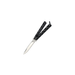 GUNMANSA Butterfly Knife Matte Black Skeletonized Handle - 7129P