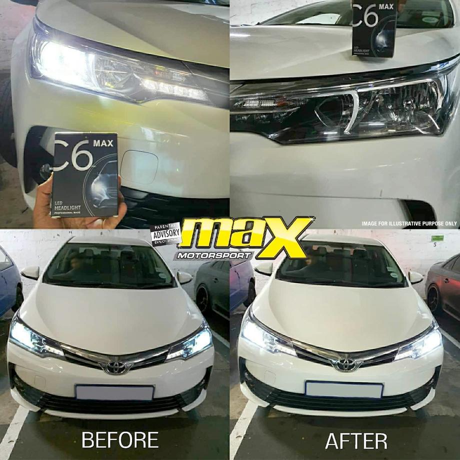 GUNMANSA C6 MAX LED Headlight Bulb Kit - H1