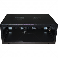 GUNMANSA Cabinet 4U Wall Box Solid 400mm excl Fans & Power Part No: CA102-3