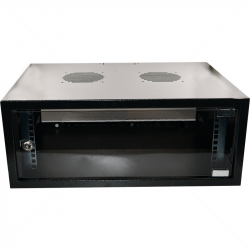 GUNMANSA Cabinet 4U Wall Box Solid 400mm excl Fans & Power Part No: CA102-3