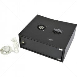 GUNMANSA Cabinet 4U Wall Box Solid 500mm incl Fans & Power Part No: CA102-2