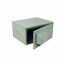 GUNMANSA Cabinet 4U Wall Mount Outdoor 600x450mm IP55 Grey Part No: CA102-4