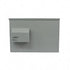 GUNMANSA Cabinet 6U Wall Mount Outdoor 600x450mm IP55 Grey Part No: CA111-2