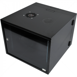 GUNMANSA Cabinet 9U Wall Box Swingframe 600mm incl Fan & Power Part No: CA103