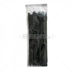 GUNMANSA Cable Tie - 305 x 4.7mm Black per 100 Pack Part No: CA01-2