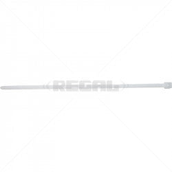 GUNMANSA Cable Tie - Medium 200 x 4.8mm White per 100 Pack Part No: CA05