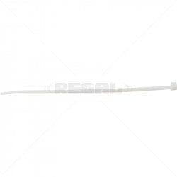 GUNMANSA Cable Tie - Medium 200 x 4.8mm White per 100 Pack Part No: CA05