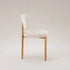 GUNMANSA CALLIE  FABRIC DINING CHAIR - CREAM