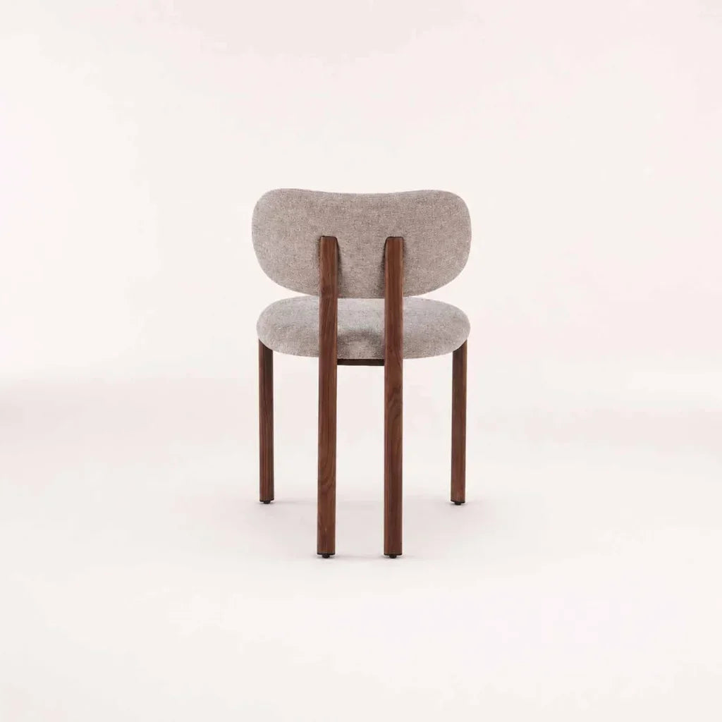 GUNMANSA CALLIE  FABRIC DINING CHAIR - LATTE