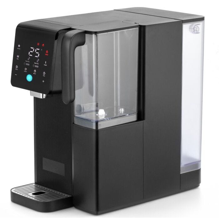 GUNMANSA Cara Black Benchtop Reverse Osmosis Hot & Cold Water Station - CA3001-BLACK