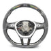 GUNMANSA Carbon Fibre Steering Wheel With LED Shift Light Display - Suitable To Fit VW Polo 6C / 8AW TSI