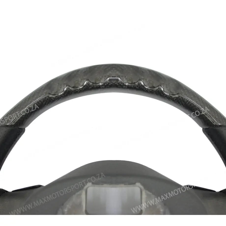 GUNMANSA Carbon Fibre Steering Wheel With LED Shift Light Display - Suitable To Fit VW Polo Vivo (10-18)