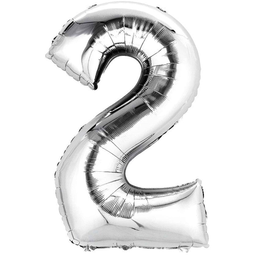 GUNMANSA Casey 102cm Silver Balloon Number 2