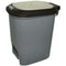 GUNMANSA Casey 15 Litre Step On Pedal Waste Bin Grey