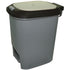 GUNMANSA Casey 15 Litre Step On Pedal Waste Bin Grey