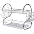 GUNMANSA Casey 2 Layer 43cm Stainless Steel Large Dish Rack
