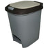 GUNMANSA Casey 20 Litre Step On Pedal Waste Bin Grey