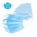 GUNMANSA Casey 3 Ply Disposable Face Mask with Earloop 50 Per Pack blue