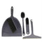 GUNMANSA Casey 5 Pack Dust Pan Broom Set Light Grey