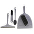 GUNMANSA Casey 5 Pack Dust Pan Broom Set White