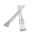 GUNMANSA Casey 6 Piece Stainless Steel 45cm Length BBQ Kebab Skewers