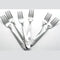 GUNMANSA Casey Catering 6 Piece Stainless Steel Dinner Dessert Forks Square Design