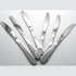 GUNMANSA Casey Catering 6 Piece Stainless Steel Dinner Knives Set Plain