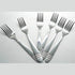 GUNMANSA Casey Catering 6 Piece Stainless Steel Dinner Table Forks Square Design