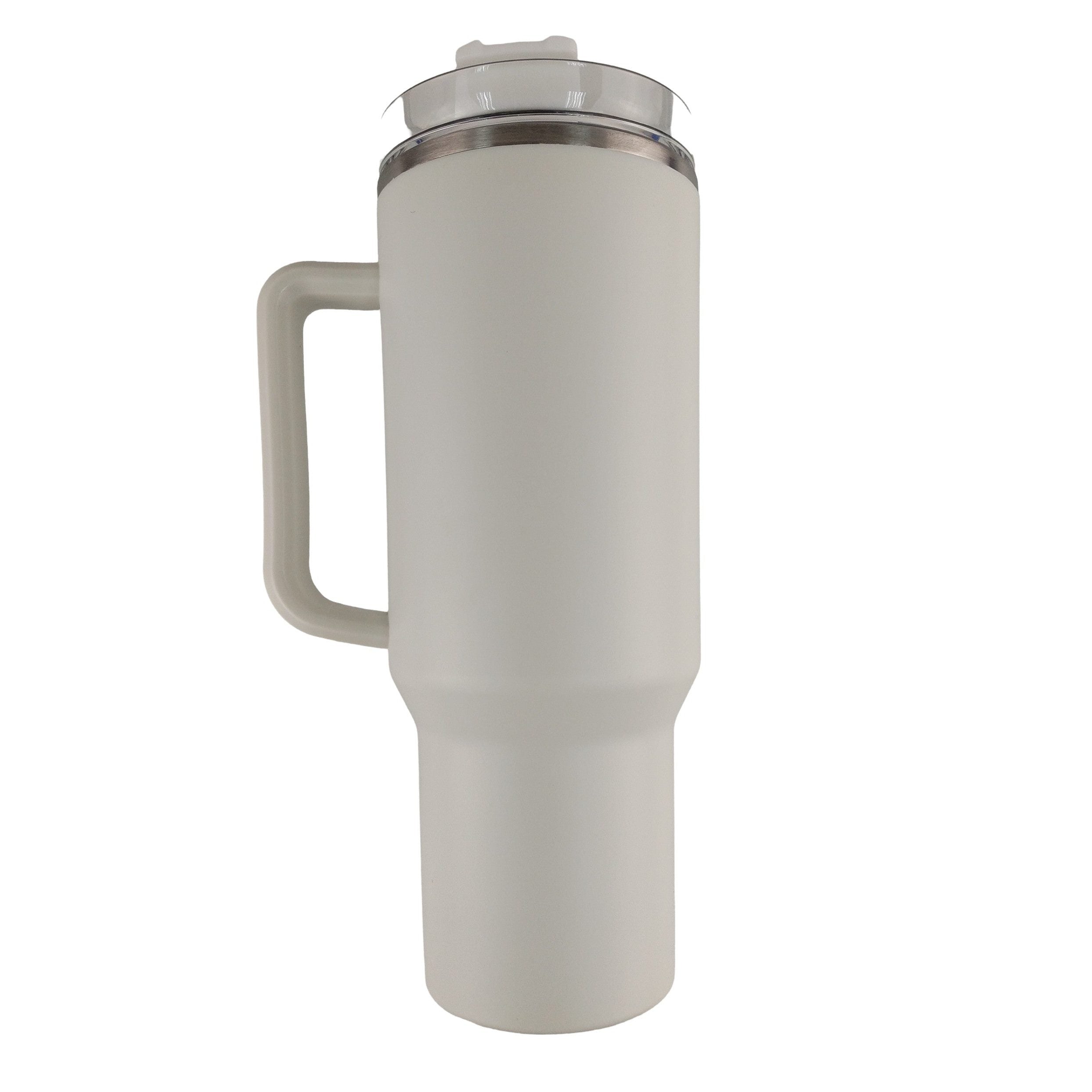 GUNMANSA Casey Copo Termico Stainless Steel White 500ml Mug With Lid