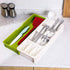 GUNMANSA Casey Cutlery 9 Compartments Drawer Organizer Colour Cream