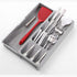 GUNMANSA Casey Cutlery 9 Compartments Drawer Organizer Colour Grey