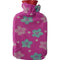 GUNMANSA Casey Deluxe Rubber 2 Litre Hot Water Bottle Pink Flower