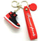GUNMANSA Casey High Top Mini Sneaker Design 3D KeyChain Red And
