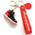 GUNMANSA Casey High Top Mini Sneaker Design 3D KeyChain Red And