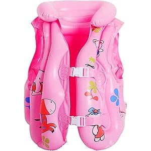 GUNMANSA Casey Kids Small Inflatable Swimming Vest Pink