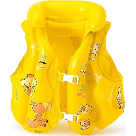 GUNMANSA Casey Kids Small Inflatable Swimming Vest Yellow