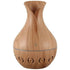 GUNMANSA Casey Ultrasonic Aroma Humidifier Light Hollow Wood Grain