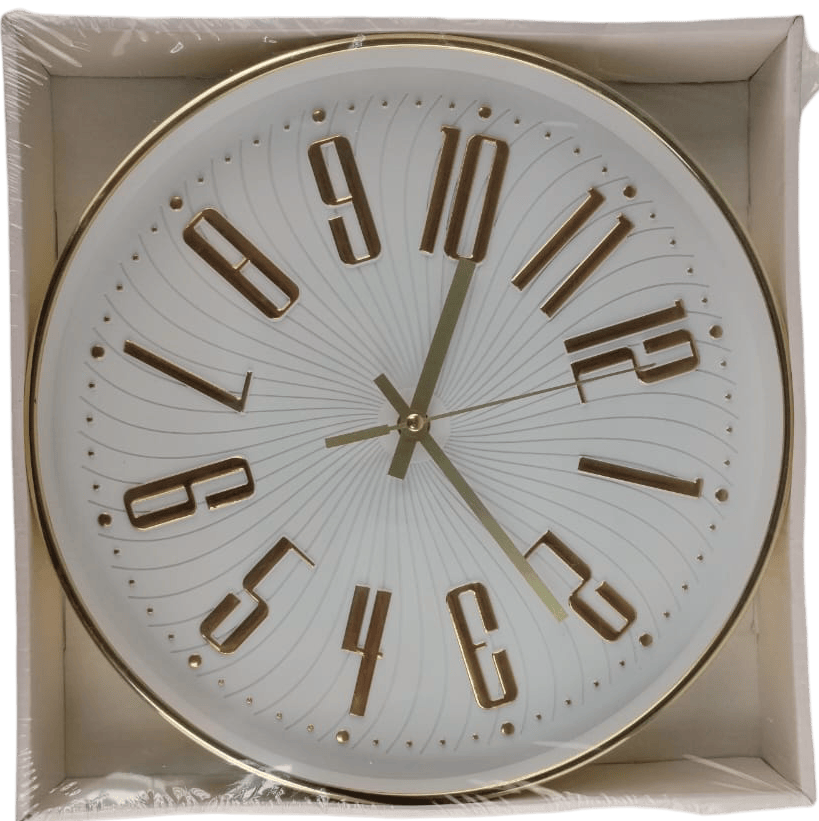 GUNMANSA Casey Wall Clock Gold