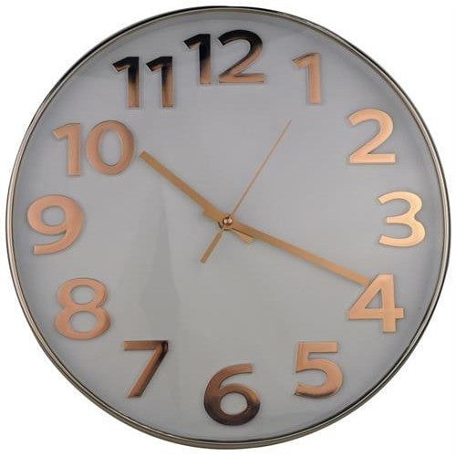 GUNMANSA Casey Wall Clock Rose Gold