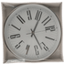 GUNMANSA Casey Wall Clock Silver