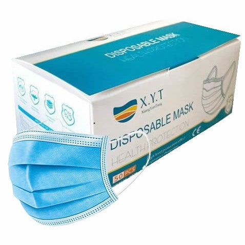 GUNMANSA Casey XYT Branded 3 Ply Disposable Face Mask with Earloop
