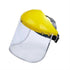 GUNMANSA Casey Yellow Top Helmet Face Shield Anti Fog and Reusable