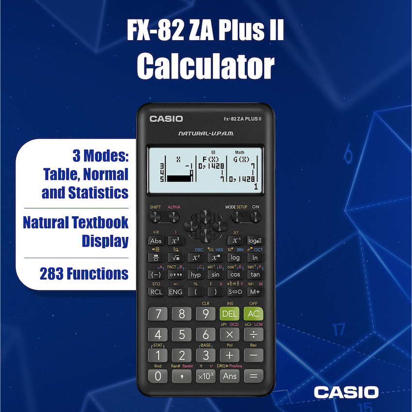 GUNMANSA Casio FX-82ZA Plus II Scientific