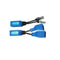 GUNMANSA CAT5 PoE Splitter/Combiner 2xMale 1xFemale RJ45/Pair Part No: NW139-9